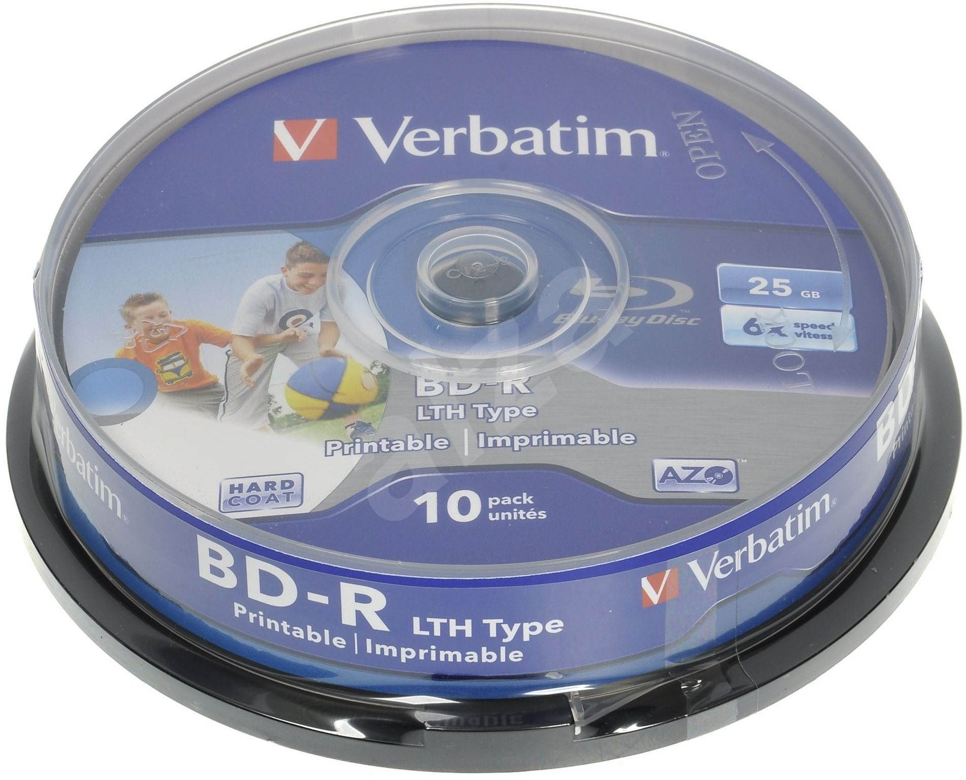 Verbatim BDR LTH 25GB Printable, 10ks cakebox Alza.cz