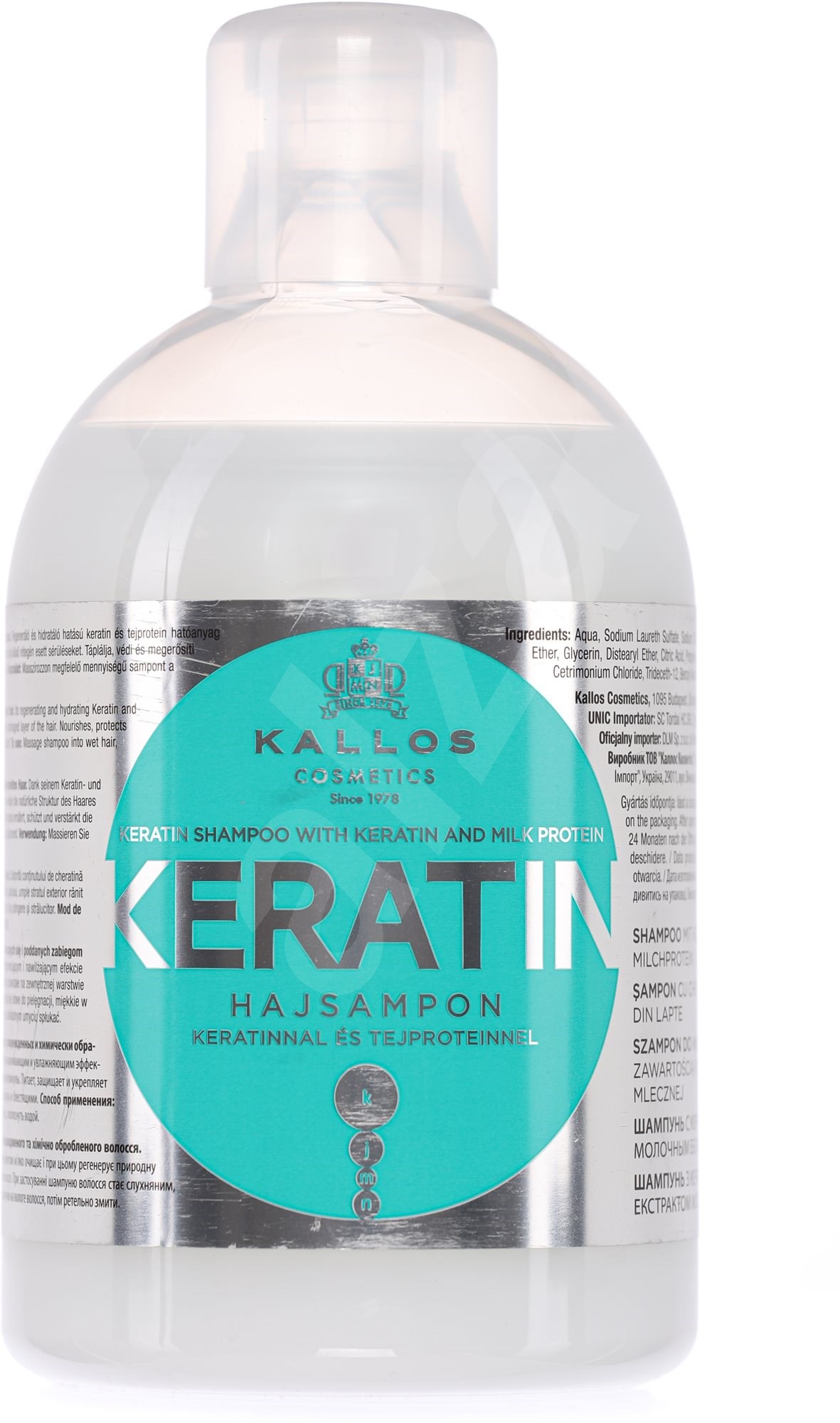 KALLOS Keratin Shampoo 1000 ml Šampon Alza.cz