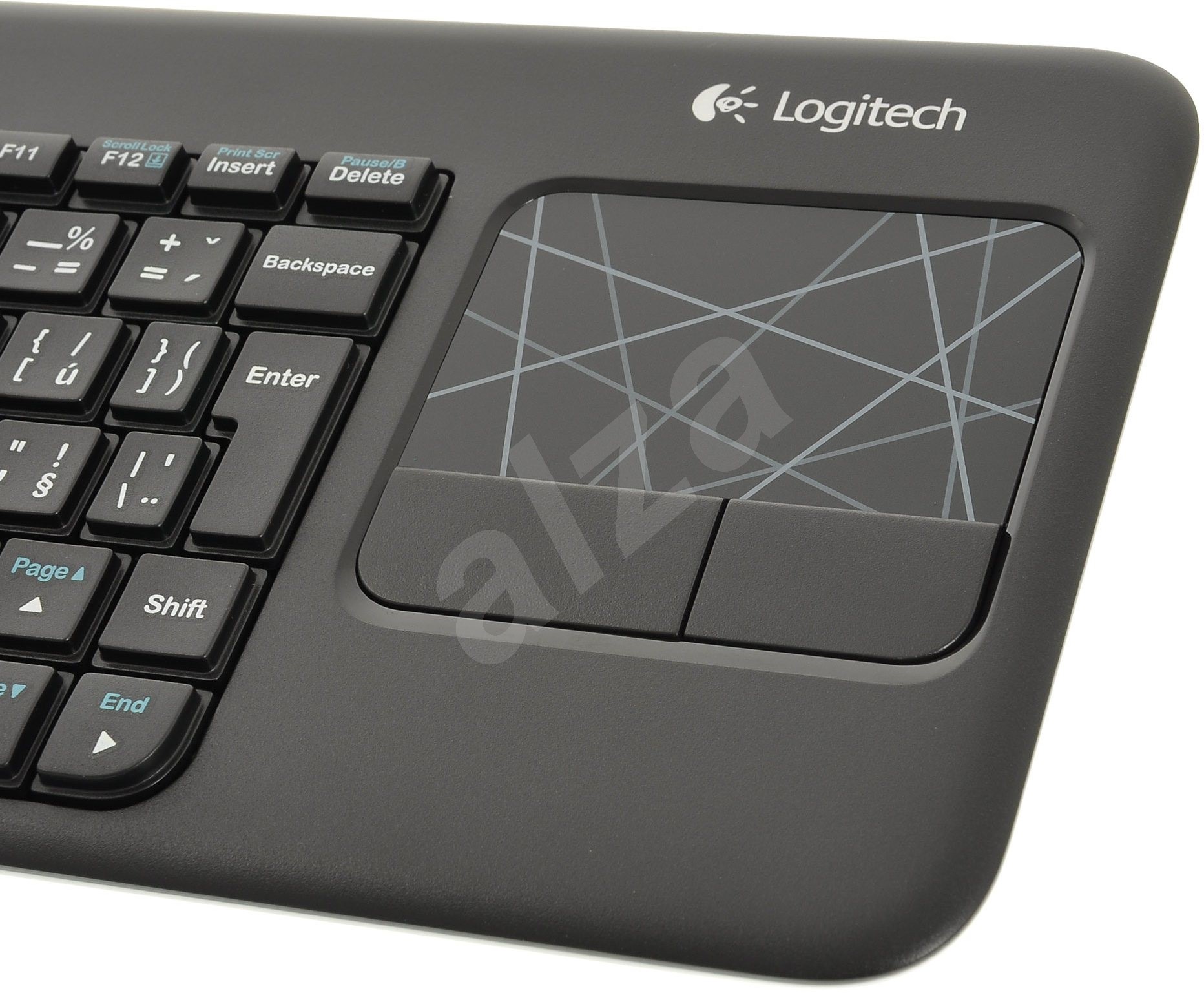 Wireless touch keyboard