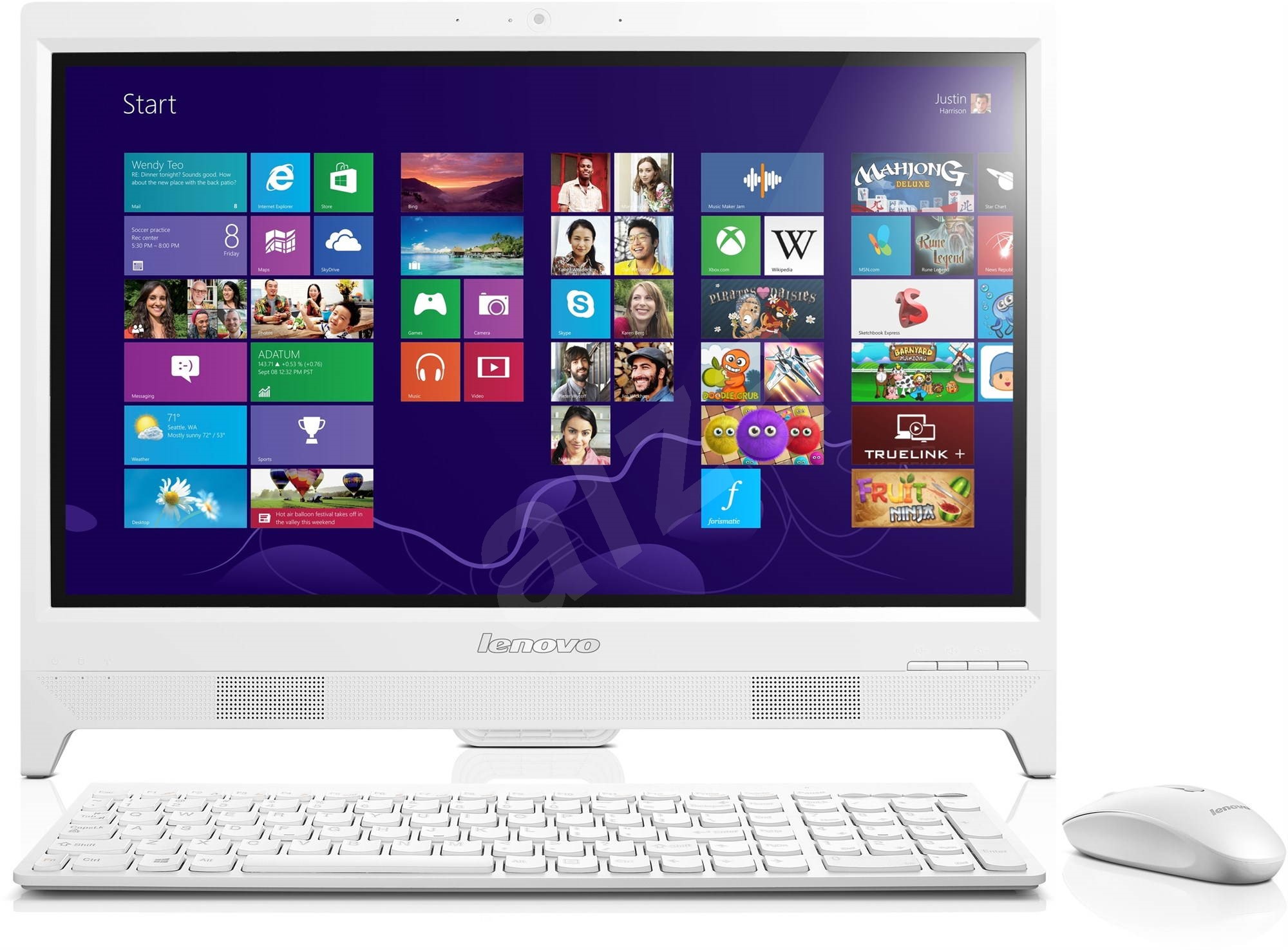 All In One PC Lenovo IdeaCentre C260 White Alza.cz