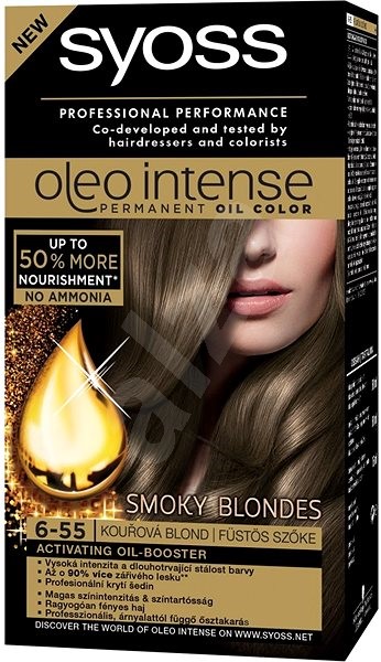 SYOSS Oleo Intense 6-55 Kouřově tmavá blond 50ml - Barva ...
