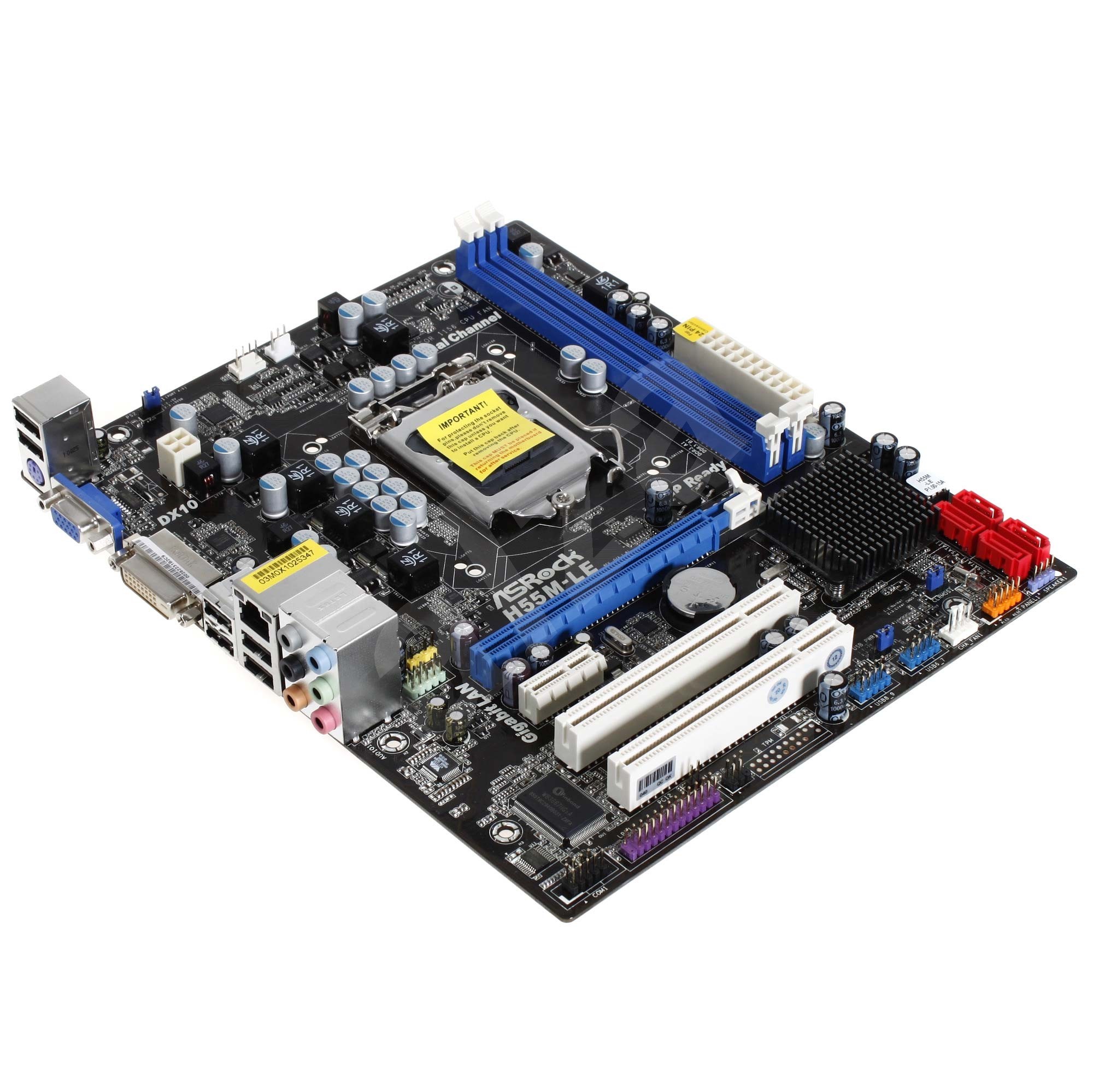 Asrock h55m le не включается