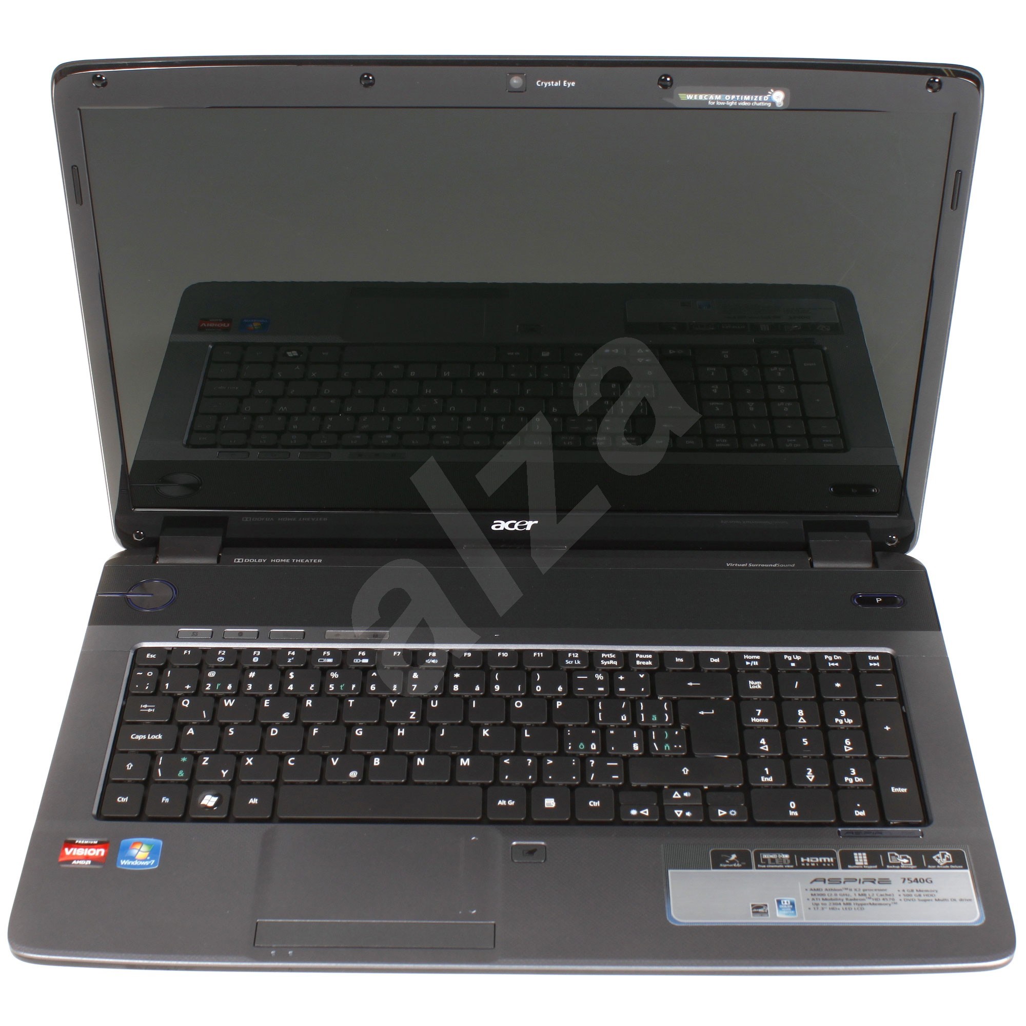 Acer aspire 7540g не включается экран