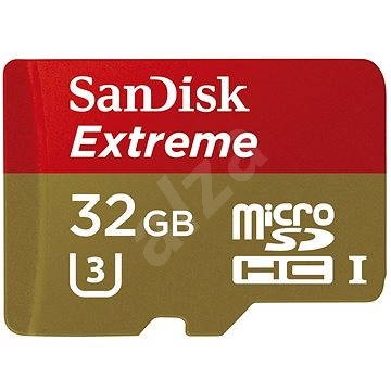 sandisk extreme micro 32gb sdhc class 10 uhs-i + sd-adapter | alza.de