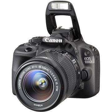 canon eos 100d body + ef-s 18-55 mm is stm 492.34 auf lager > 5 stück