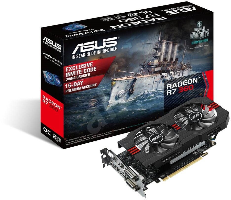 ASUS R7 360 OC 2GB V2 - Grafická karta | Alza.cz