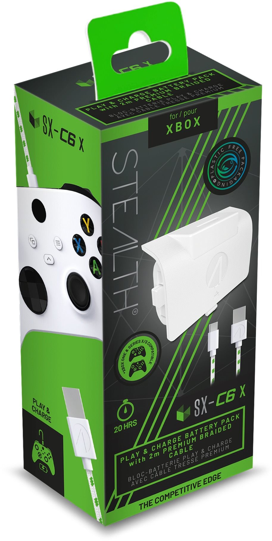 STEALTH Play and Charge Kit - White - Xbox One & Xbox Series X|S