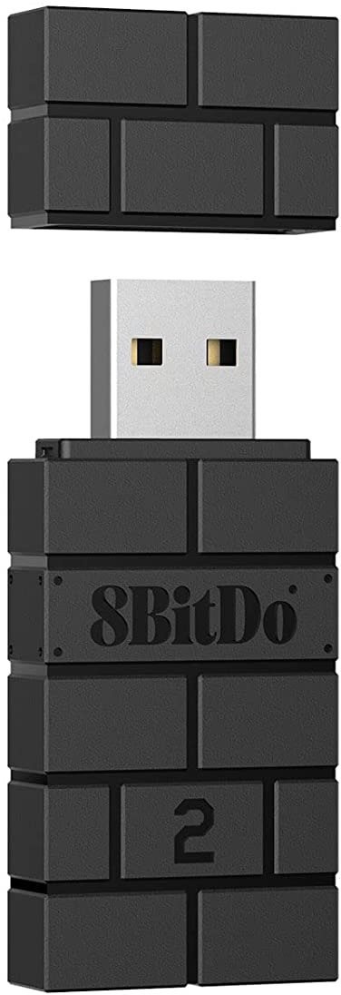 8BitDo USB Wireless Adapter 2 - Black - Nintendo Switch / PC