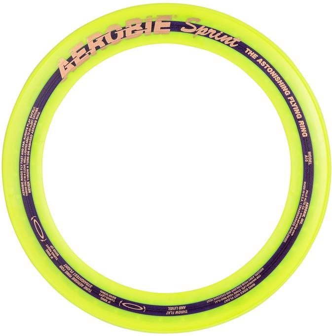 Frizbi Aerobie Sprint Ring frizbi, 25 cm - Sárga