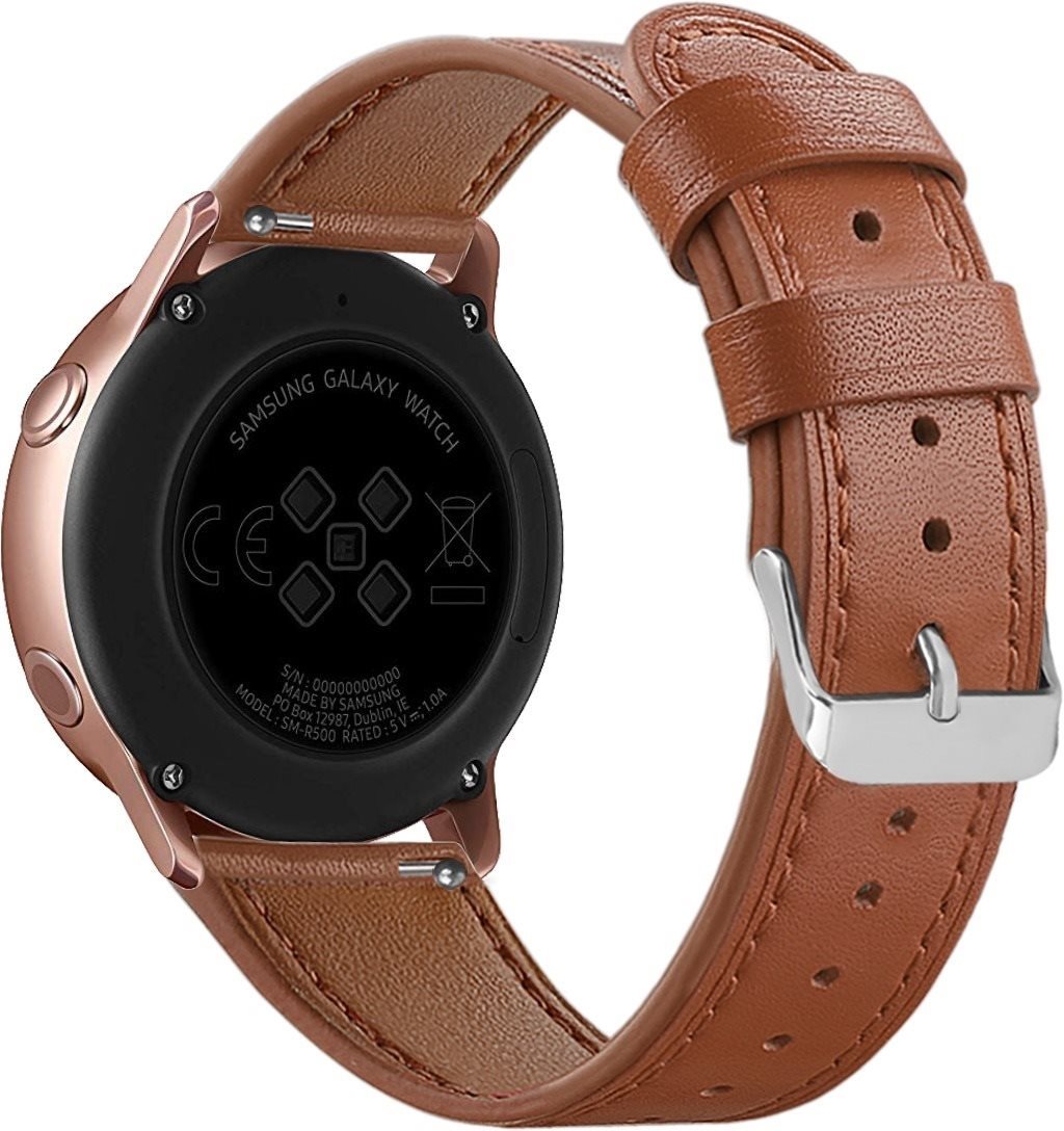 Eternico Leather Band universal Quick Release 20mm - barna