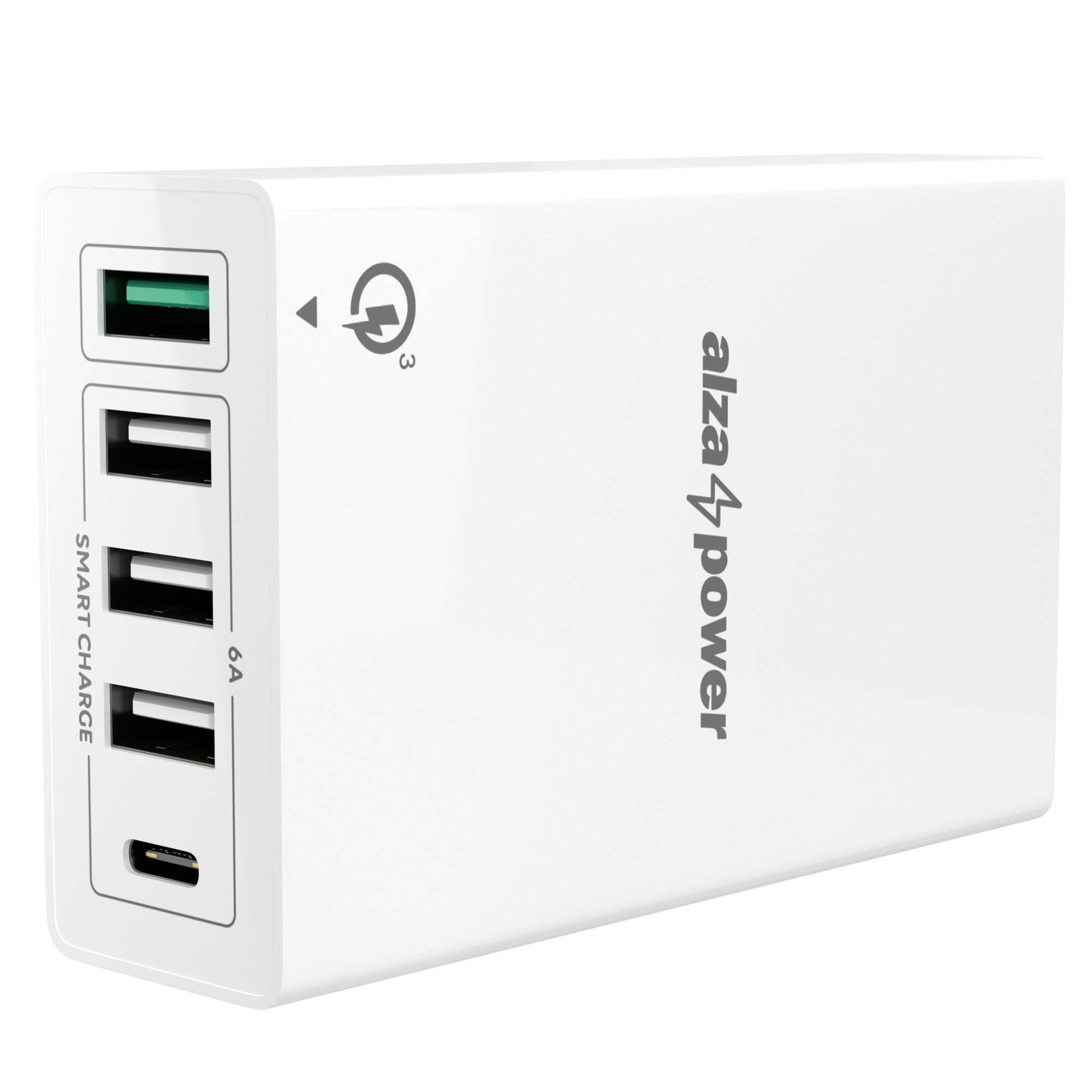 AlzaPower M5CQ Multi Charge QC3.0 fehér