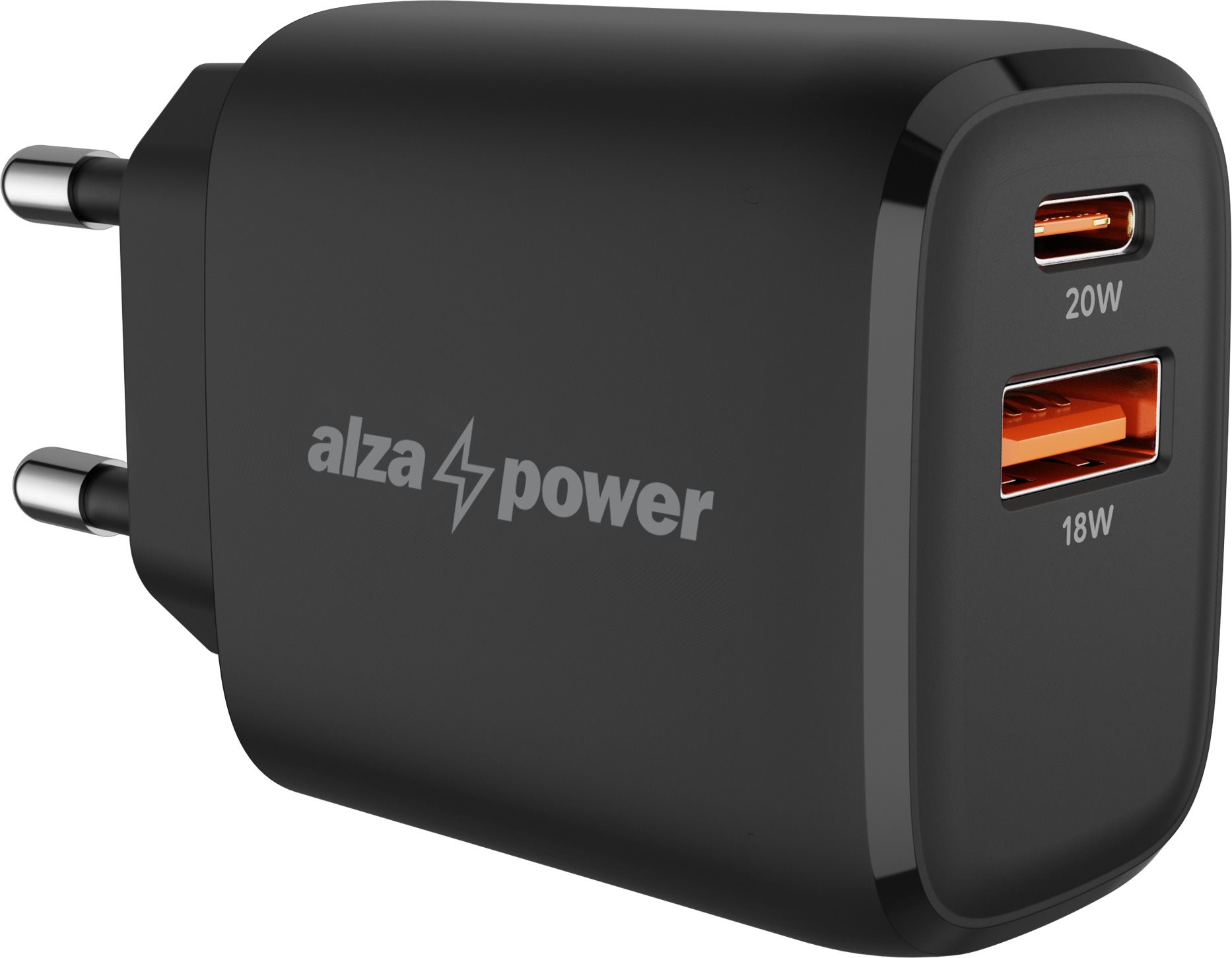 AlzaPower A100 Fast Charge 20W fekete