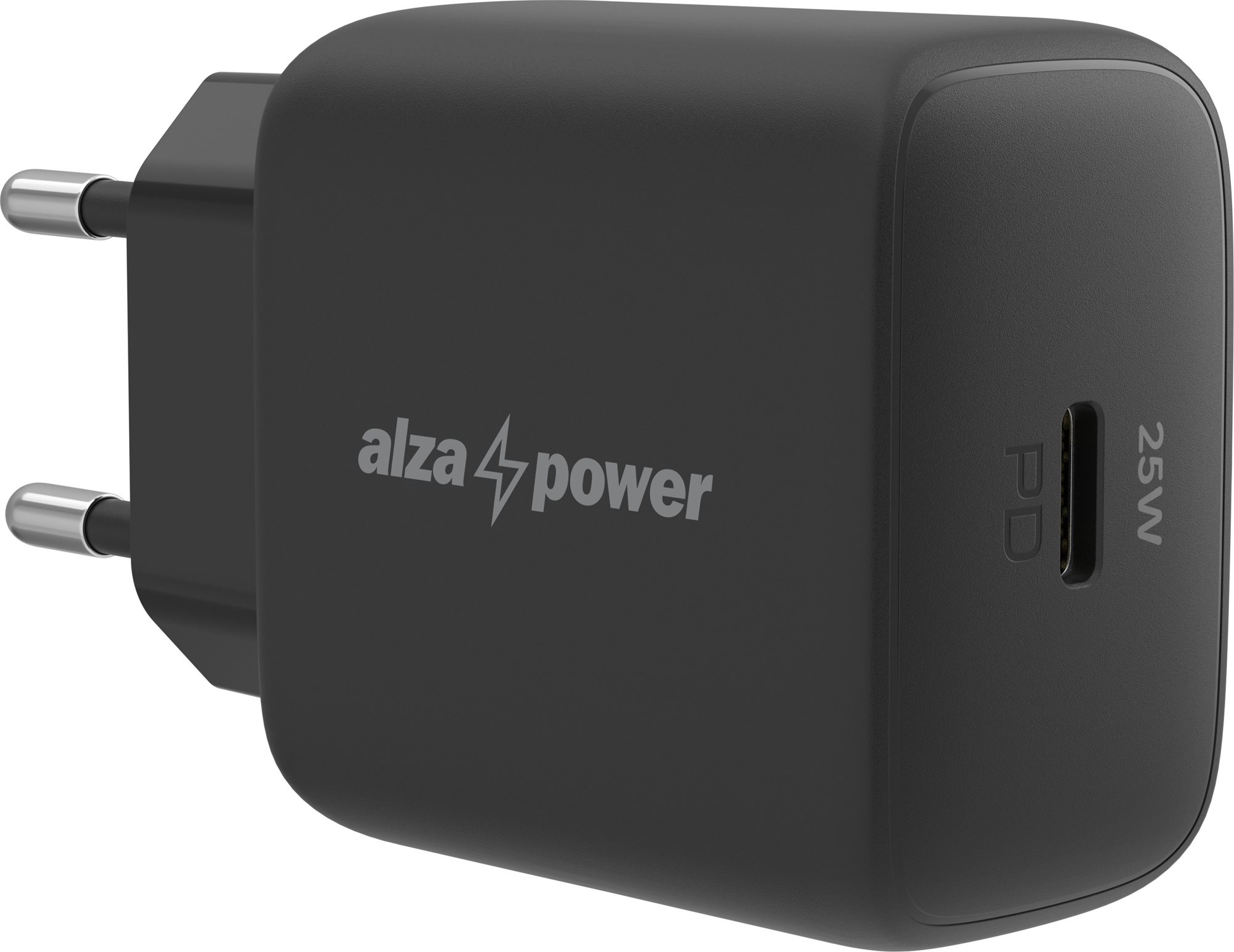 AlzaPower A125 Fast Charge 25 W fekete