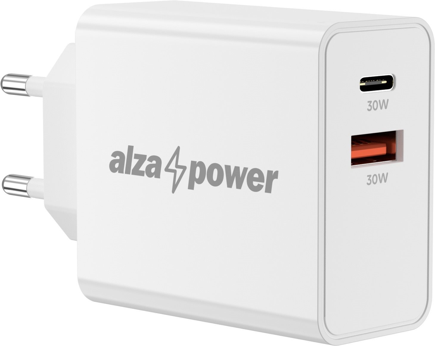 AlzaPower A130 Fast Charge 30W fehér