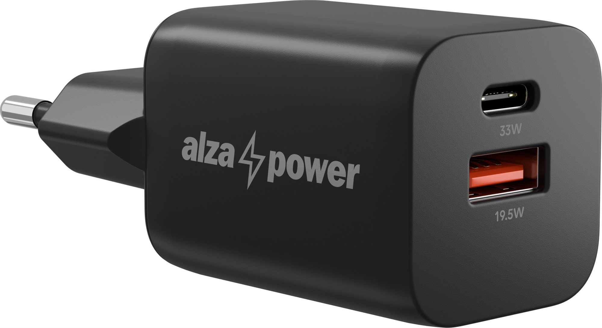 AlzaPower A133 Fast Charge - 33W, fekete