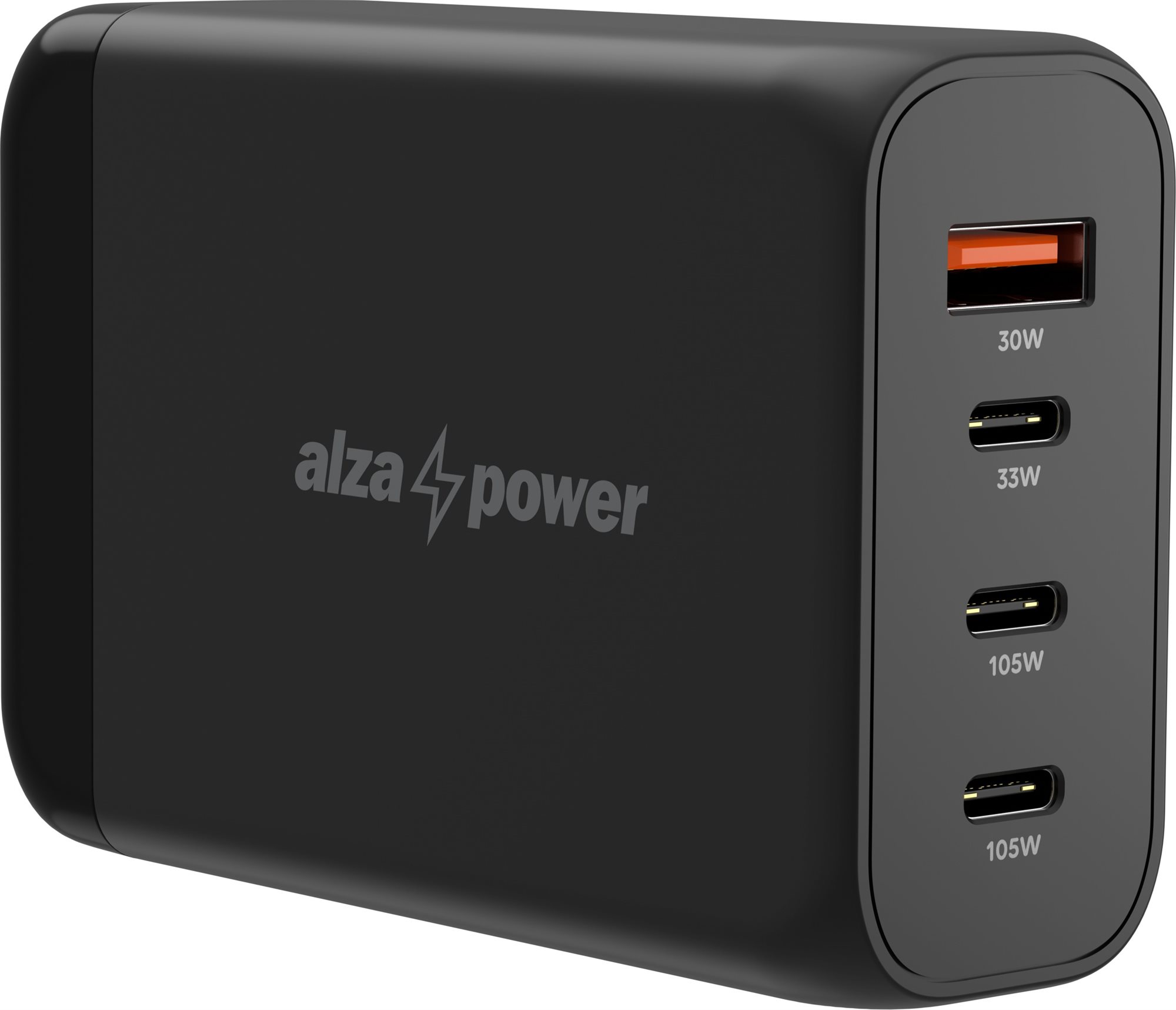AlzaPower M420 Multi Charge Power Delivery - 130W, fekete