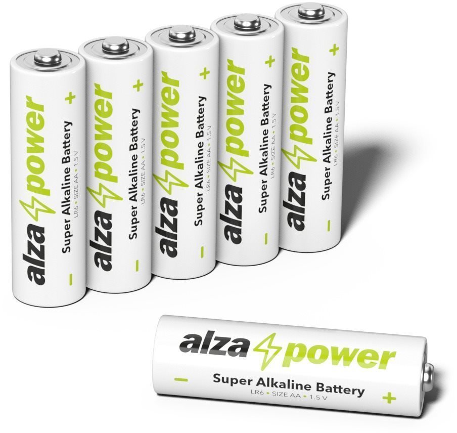 AlzaPower Super Alkaline LR6 (AA) 6 db öko dobozban