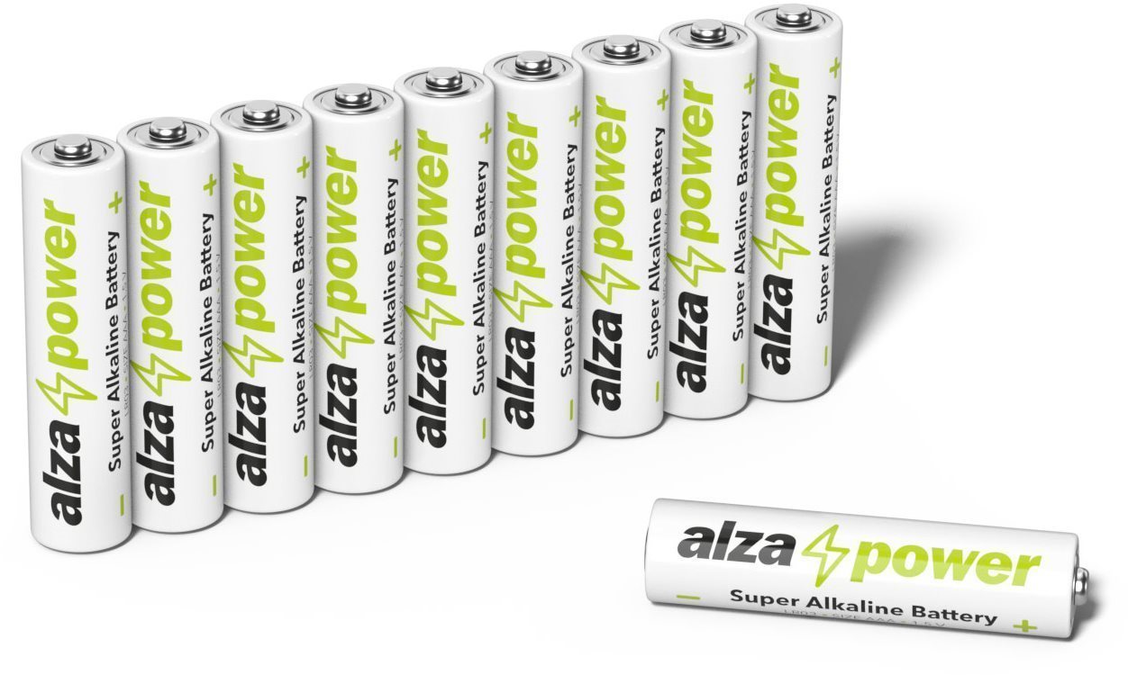 AlzaPower Super Alkaline LR03 (AAA), 10 db öko csomagolásban