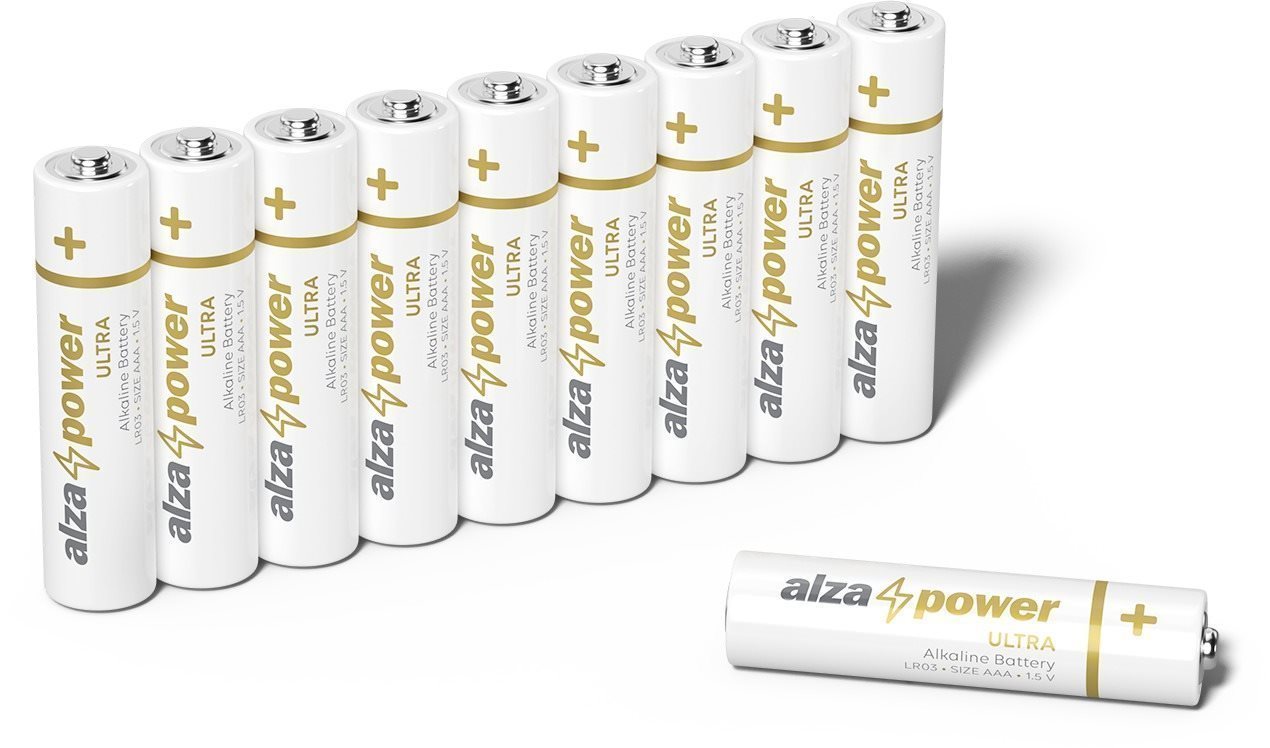 AlzaPower Ultra Alkaline LR03 (AAA) 10db ökocsomagban