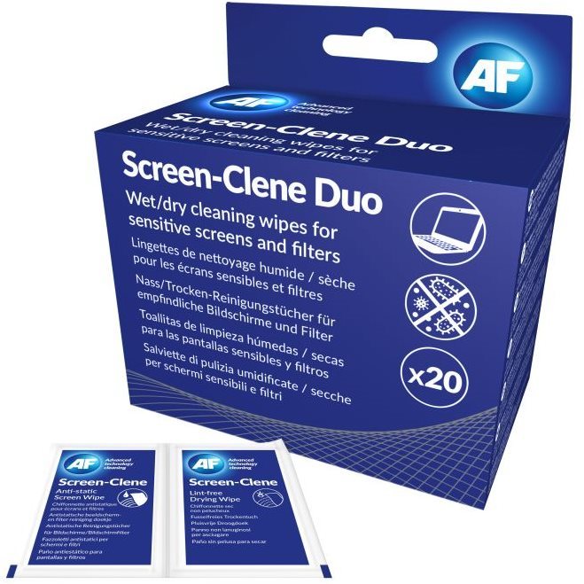 AF Screen-Clene Duo - 20 + 20 db csomag
