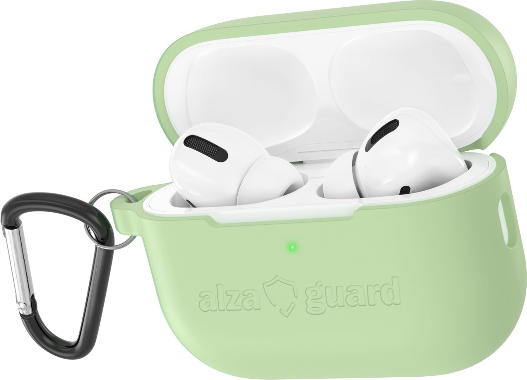 AlzaGuard Skinny Silicone Case Airpods Pro 2022 készülékhez, zöld