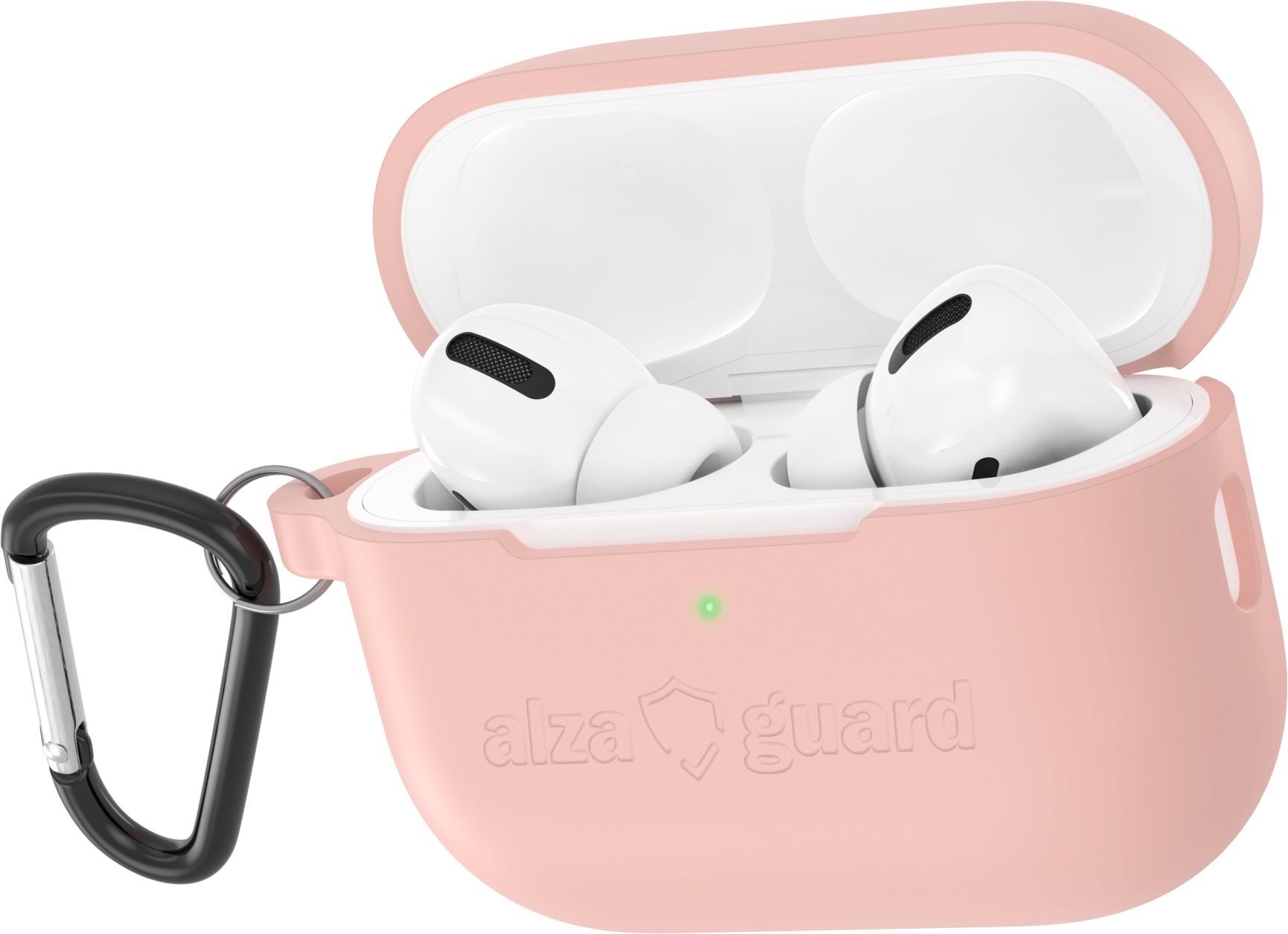 AlzaGuard Skinny Silicone Case Airpods Pro 2022 rózsaszín