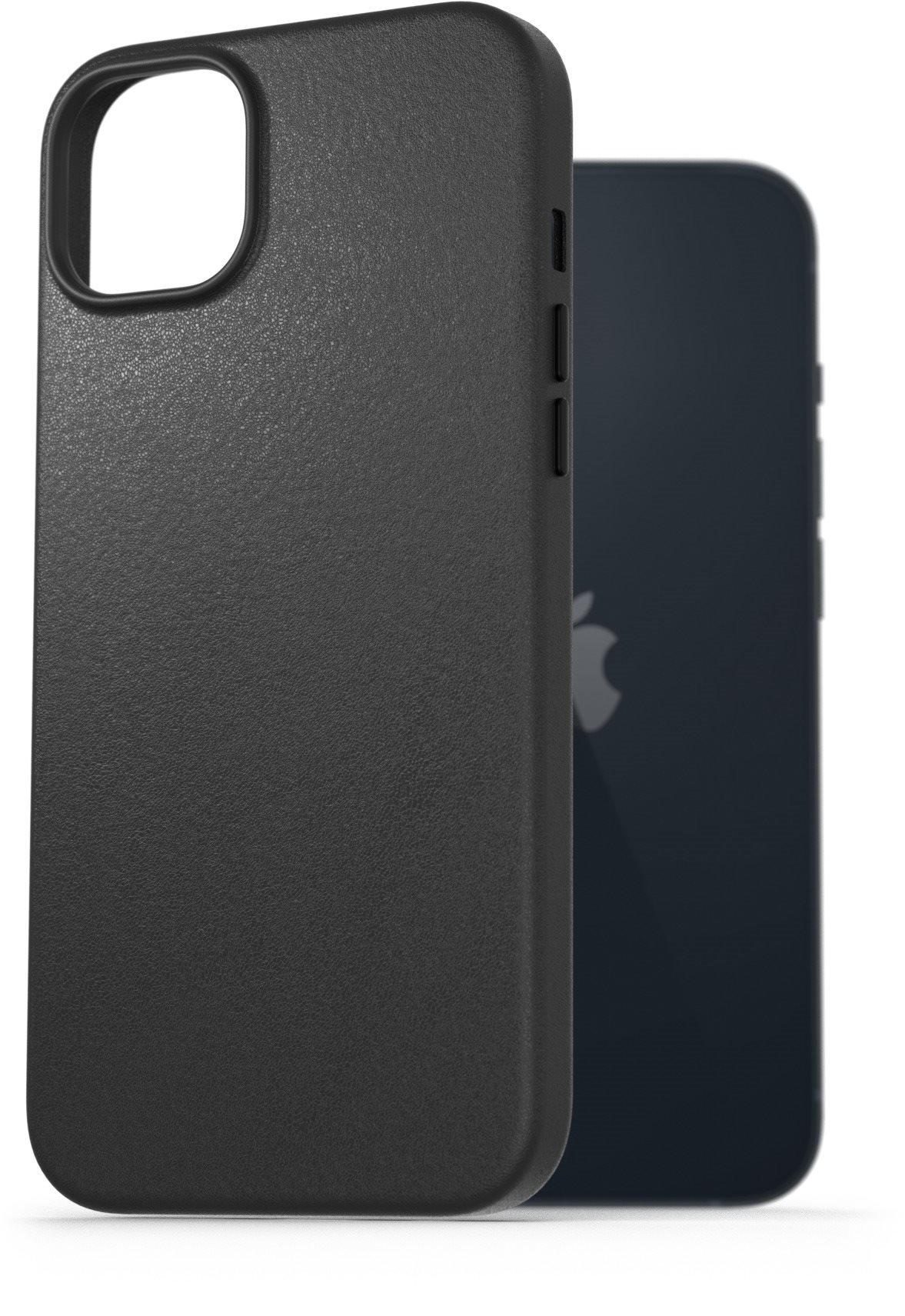 AlzaGuard Genuine Leather Case iPhone 14 Plus készülékhez, fekete
