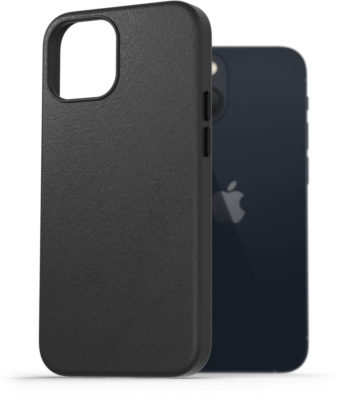 AlzaGuard Genuine Leather Case iPhone 13 Mini készülékhez, fekete