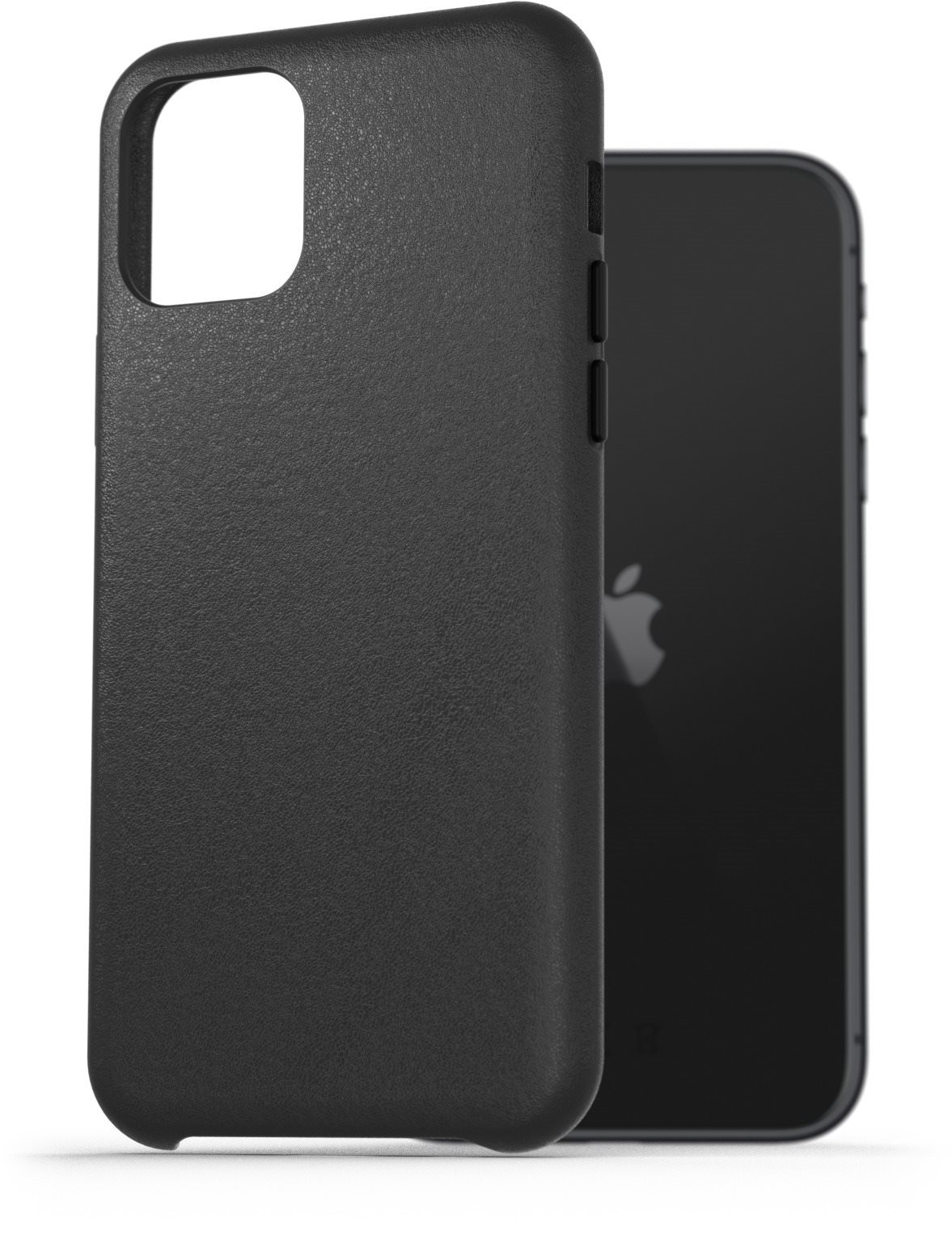 AlzaGuard Genuine Leather Case iPhone 11 készülékhez, fekete
