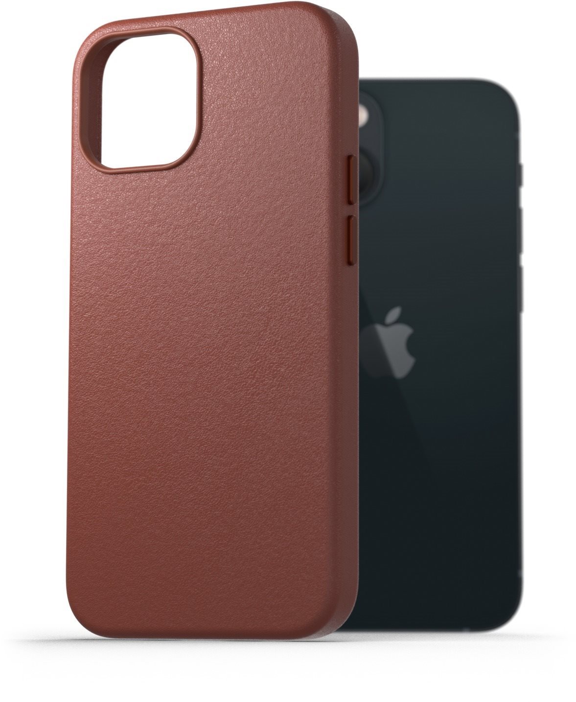 AlzaGuard Genuine Leather Case iPhone 13 Mini készülékhez, barna