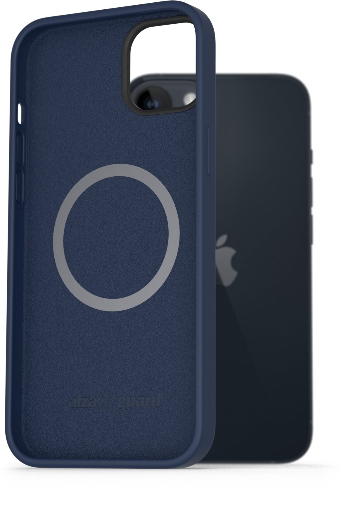 AlzaGuard Magnetic Silicone Case tok iPhone 14 Plus készülékhez, kék