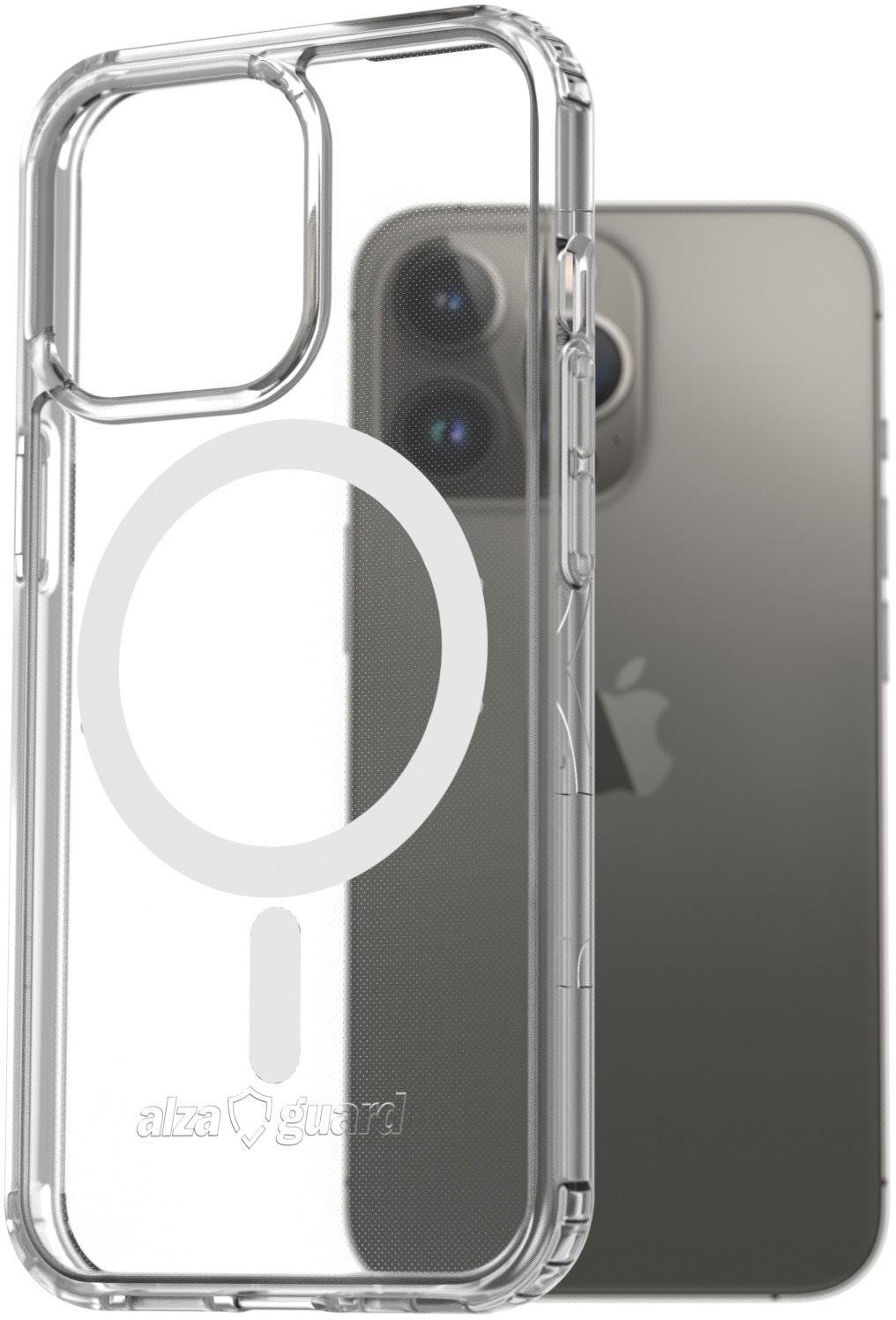 AlzaGuard Magnetic Crystal Clear Case az iPhone 13 Pro készülékhez