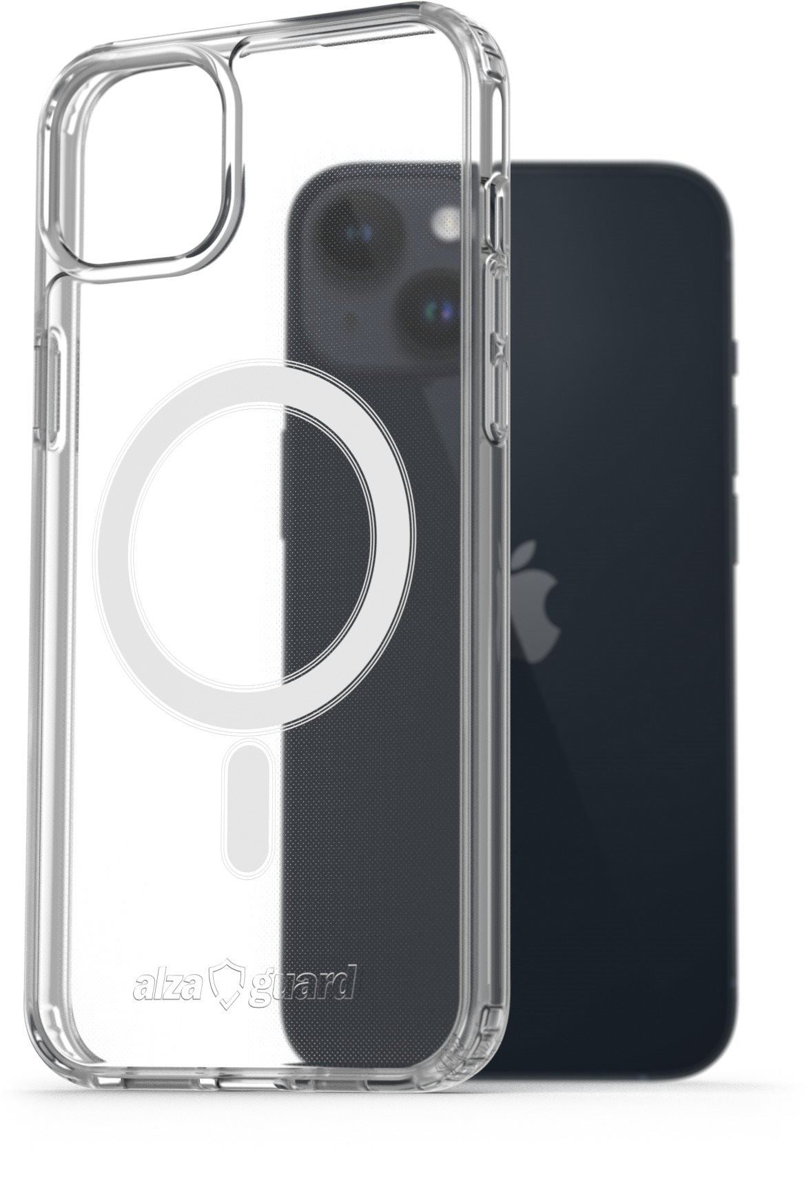 AlzaGuard Magnetic Crystal Clear tok iPhone 14 Plus készülékhez