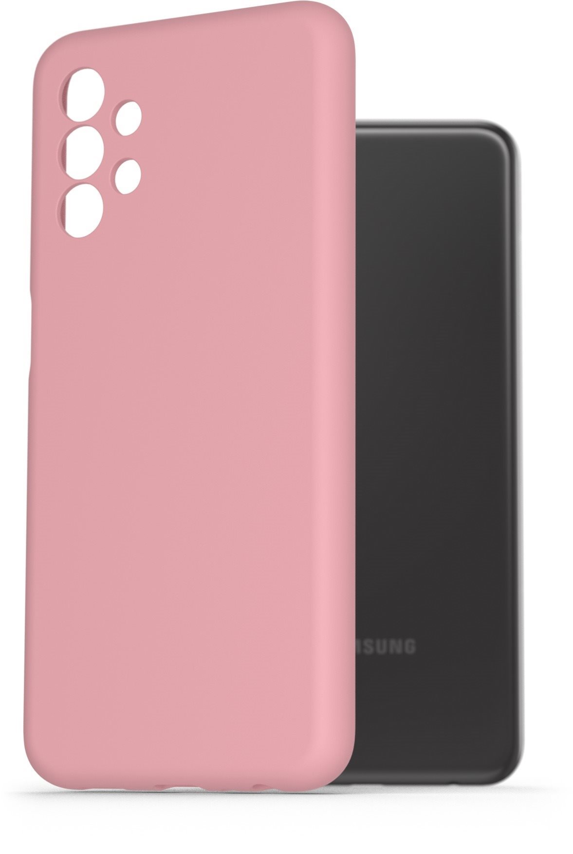 AlzaGuard Premium Liquid Samsung Galaxy A13 rózsaszín szilikon tok