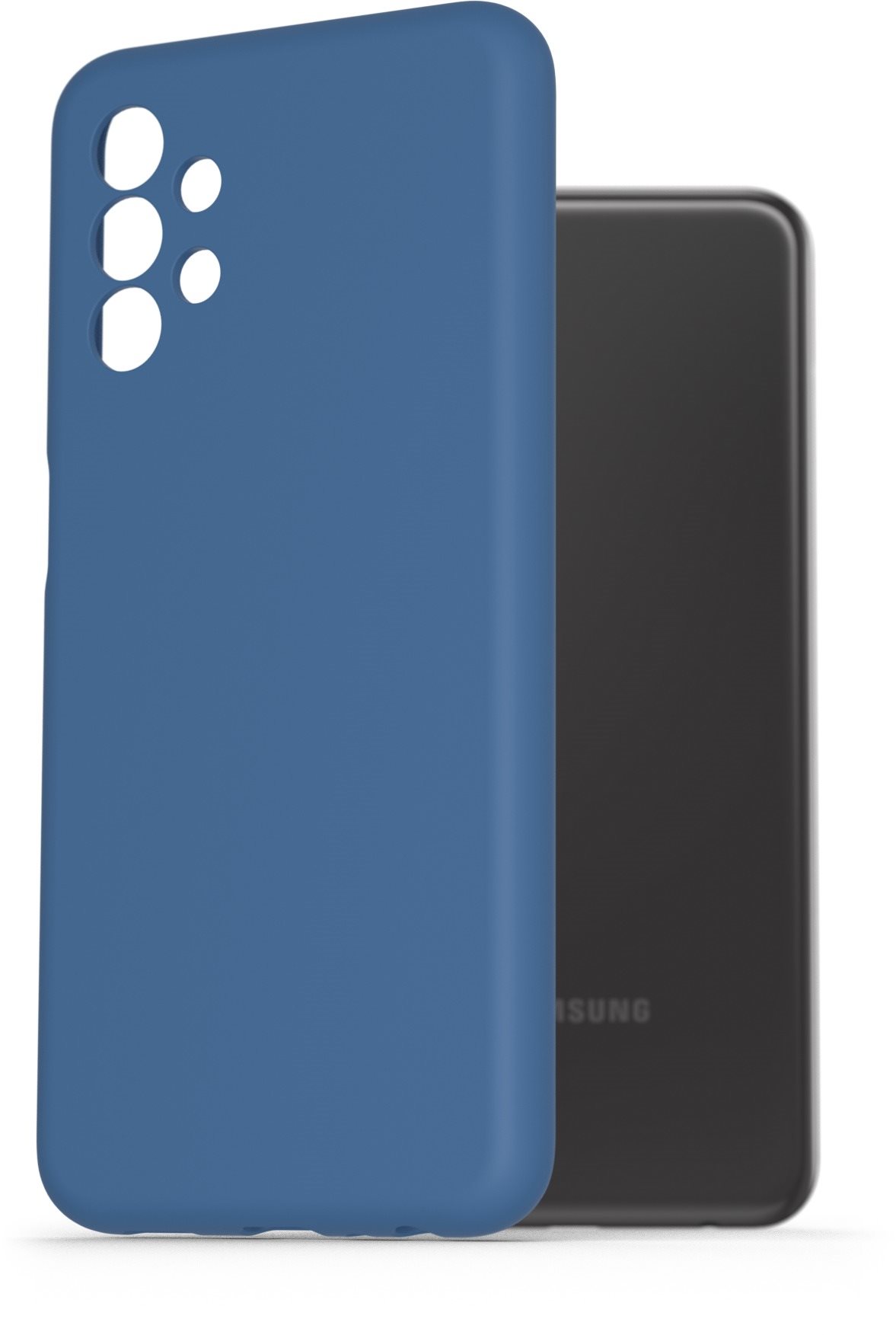 AlzaGuard Premium Liquid Samsung Galaxy A13 kék szilikon tok