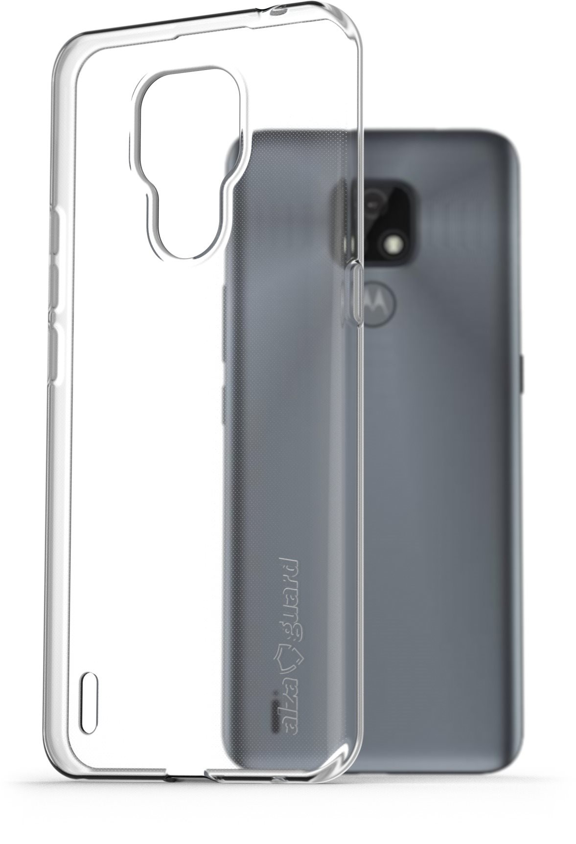 AlzaGuard Crystal Clear TPU Case Motorola Moto E7 tok
