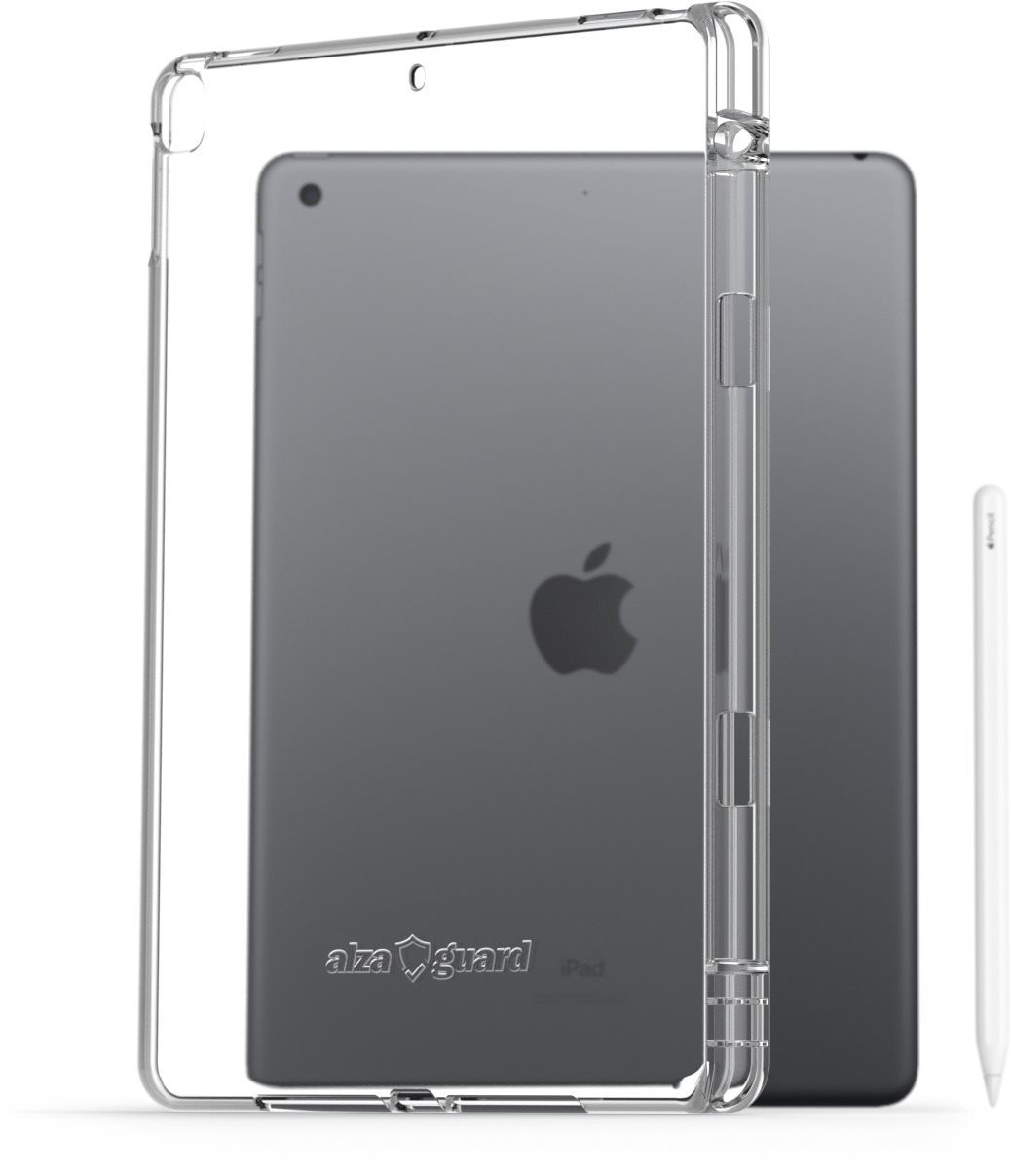 AlzaGuard Crystal Clear TPU Case - iPad 10.2 2019 / 2020 / 2021 és Apple Pencilhez