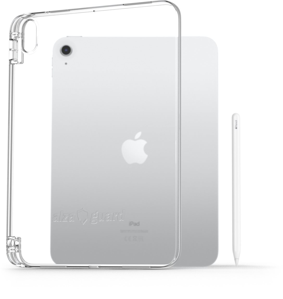AlzaGuard Crystal Clear TPU Apple iPad (2022) és Apple Pencil tok