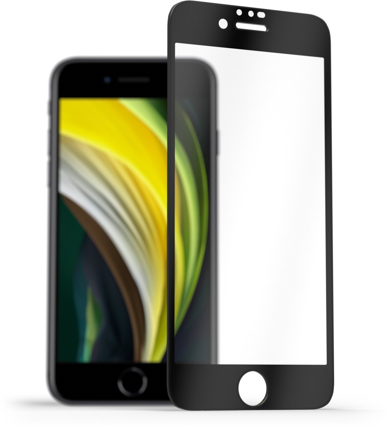 AlzaGuard FullCover Glass Protector iPhone 7 / 8 / SE 2020 / SE 2022 2.5D üvegfólia