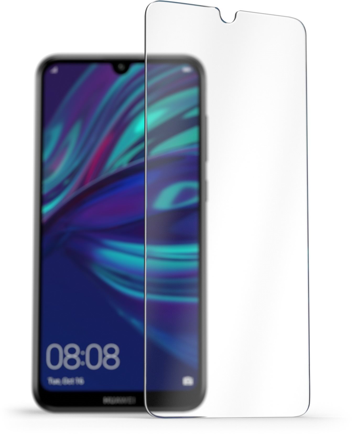 AlzaGuard Case Friendly Glass Protector Huawei Y7 (2019) 2.5D üvegfólia