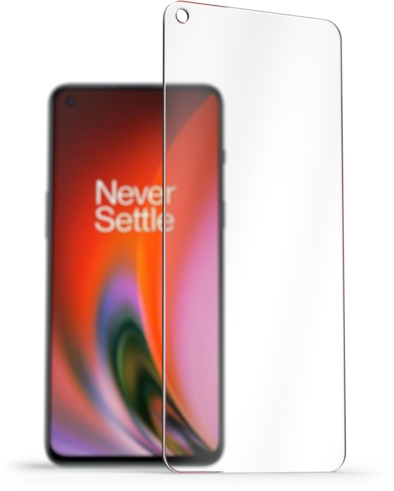 AlzaGuard Case Friendly Glass Protector OnePlus Nord2 5G / Nord CE 5G / Nord 2T / Nord CE 2 2.5D üvegfólia