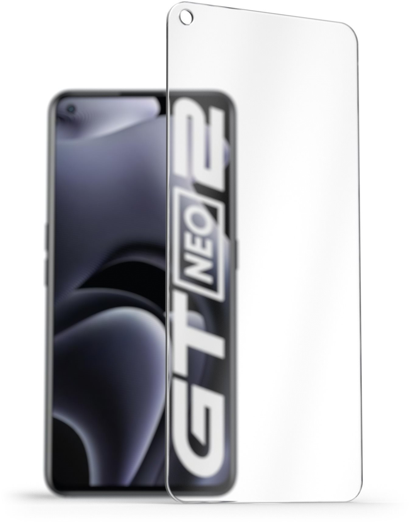 AlzaGuard Case Friendly Glass Protector Realme GT Neo 2 2.5D üvegfólia