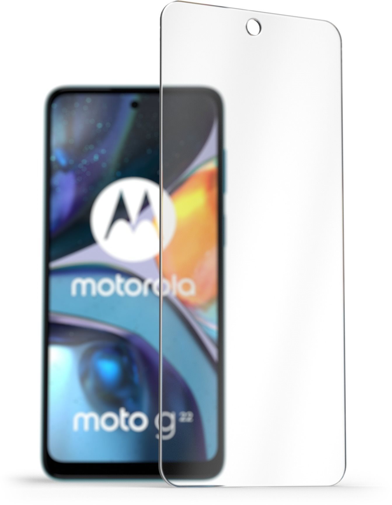 AlzaGuard Case Friendly Glass Protector Motorola Moto G22 2.5D üvegfólia