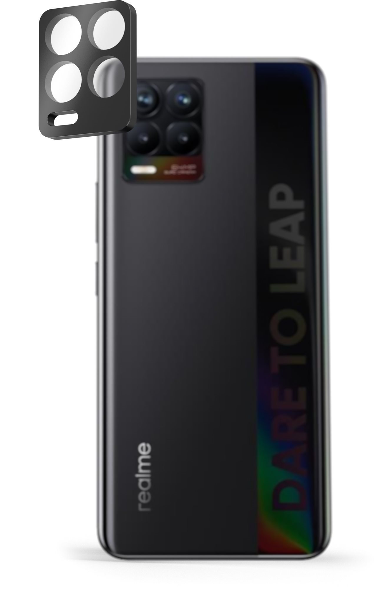 AlzaGuard Lens Protector a Realme 8 készülékhez - fekete