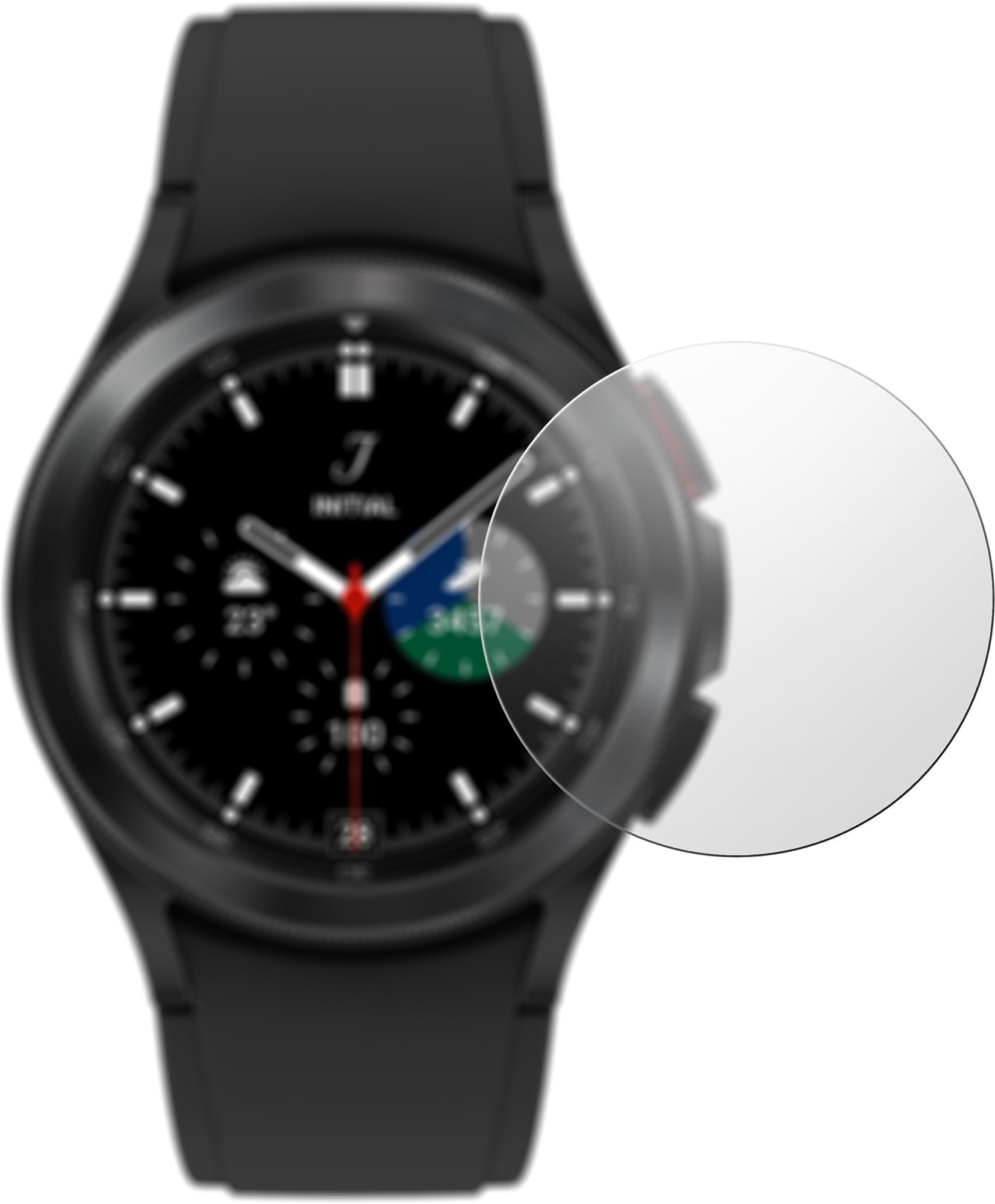 AlzaGuard FlexGlass Samsung Galaxy Watch 4 Classic üvegfólia - 42mm