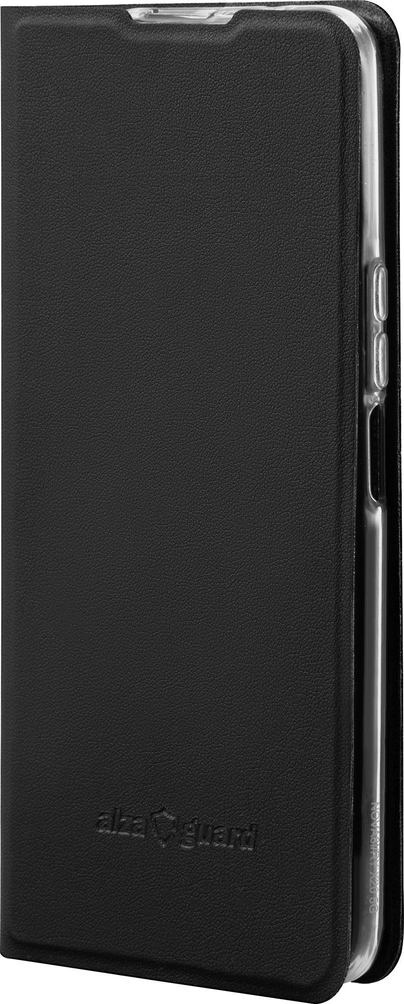 AlzaGuard Premium Flip Case Honor 50 Lite készülékhez, fekete