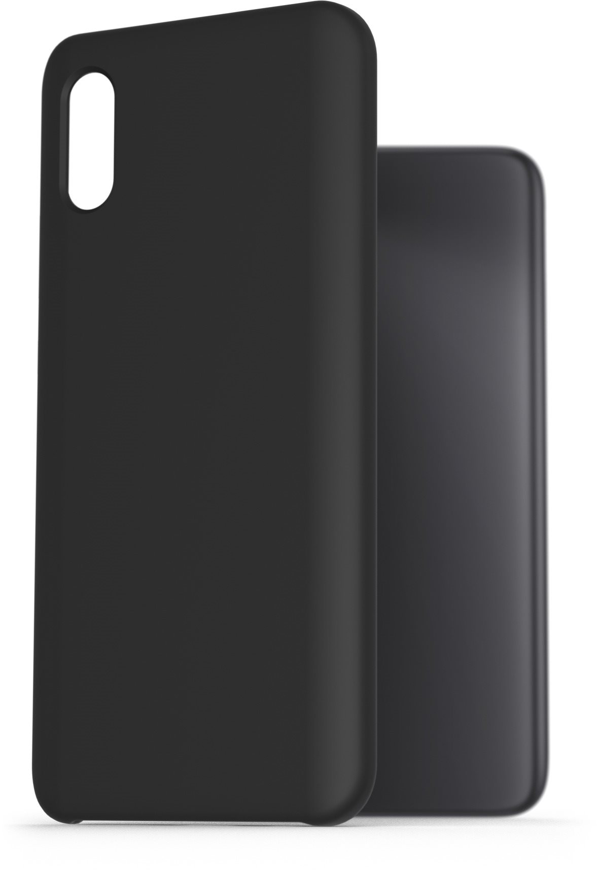 AlzaGuard Premium Liquid Silicone Case Xiaomi Redmi 9A fekete tok