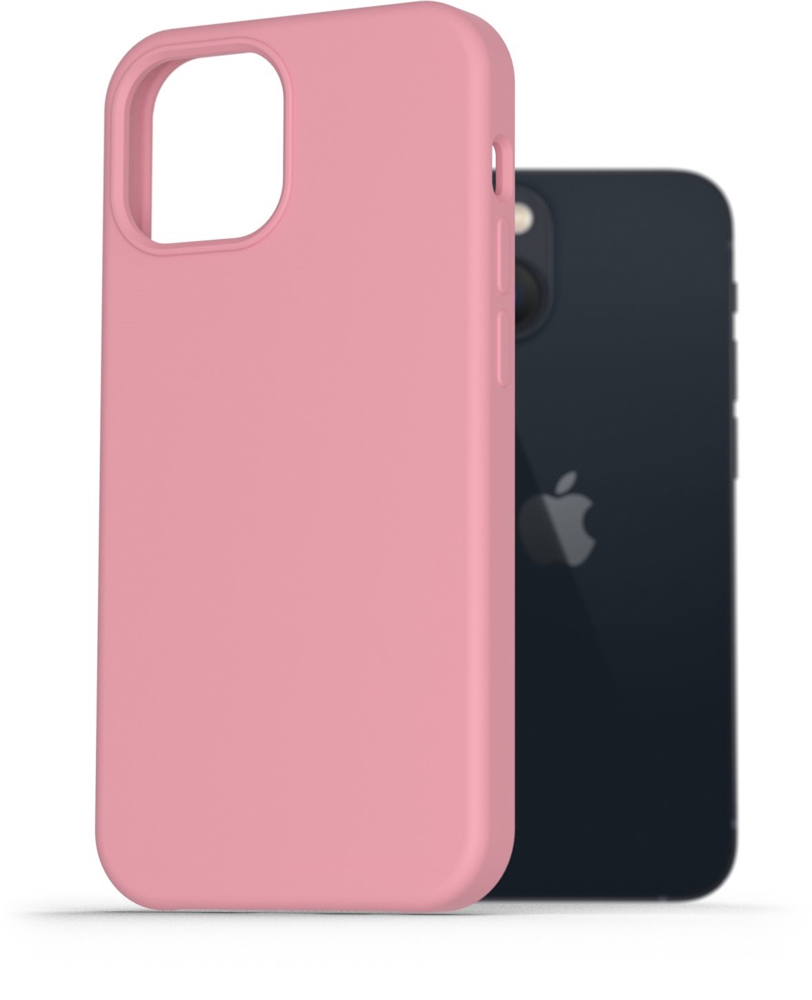 AlzaGuard Premium Liquid Silicone Case iPhone 13 Mini rózsaszín tok