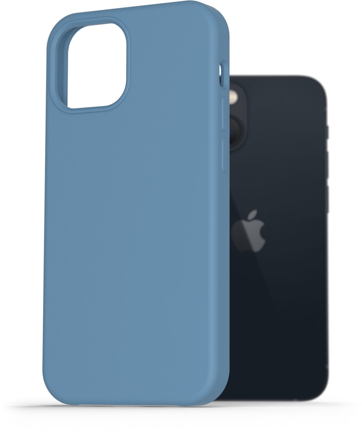 AlzaGuard Premium Liquid Silicone Case iPhone 13 Mini kék tok