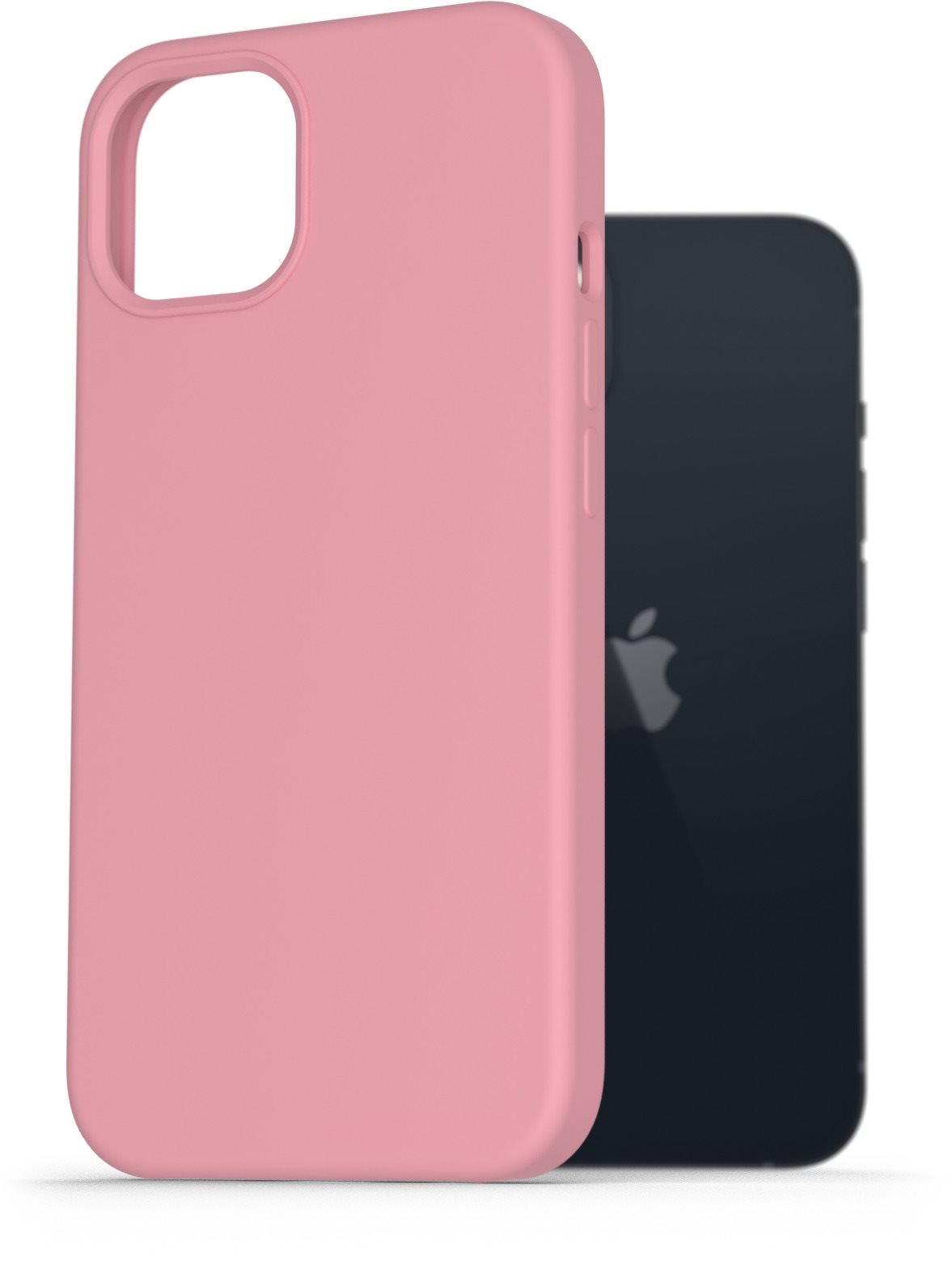 AlzaGuard Premium Liquid Silicone Case iPhone 13 rózsaszín tok